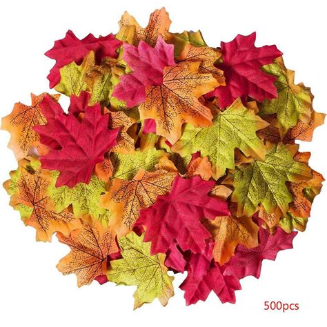 where can i get a bag of fake leaves|faux fall leaf flowers.